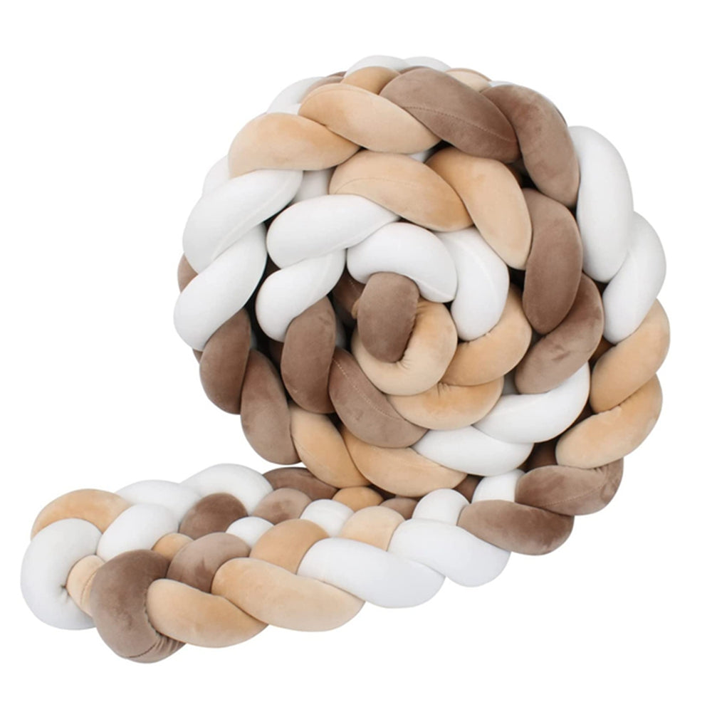 tresse tour de lit 6 brins 3 choco roulé