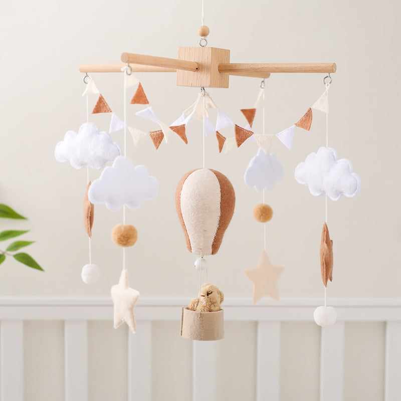 MOBILE POUR LIT BEBE | OURSON MONTGOLFIERE™