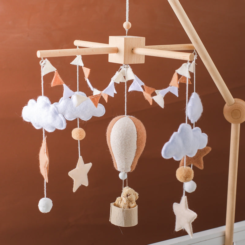 MOBILE POUR LIT BEBE | OURSON MONTGOLFIERE™