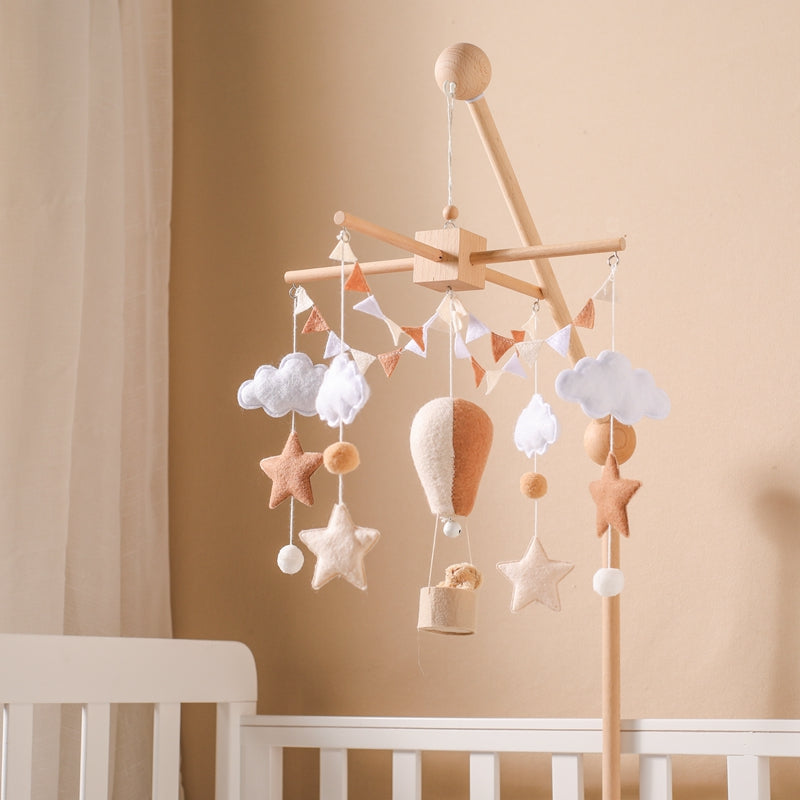 MOBILE POUR LIT BEBE | OURSON MONTGOLFIERE™