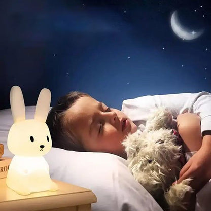 Bebe Veilleuse lapin clair de lune