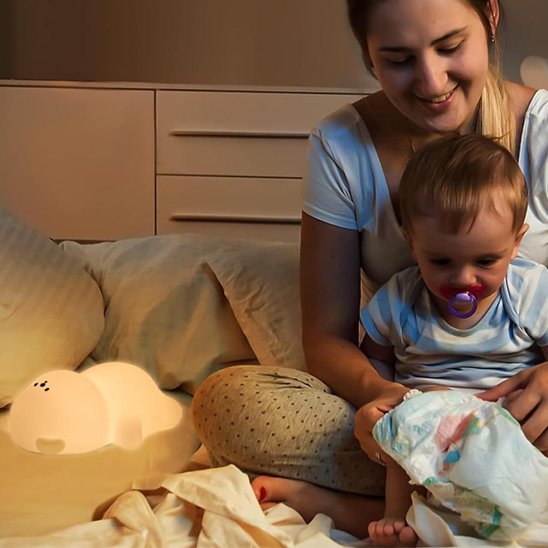 Bébé veilleuse luminourson on joue maman 