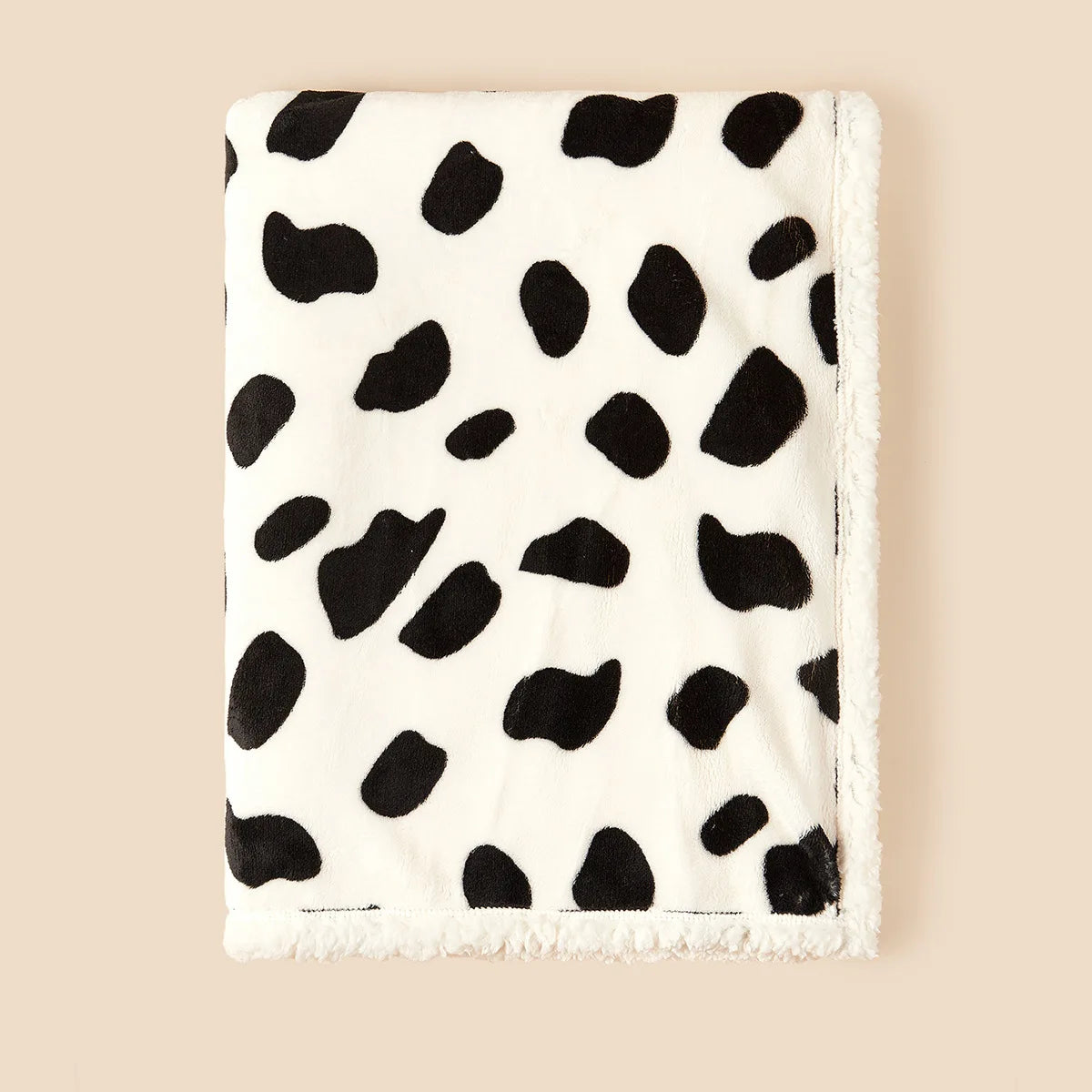 Couverture bebe flanelle tache vache solo