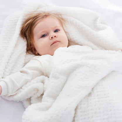 Couverture bébé polaire merci maman chérie