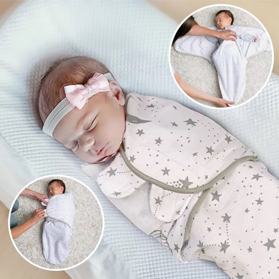 Couverture emmaillotage baby la star