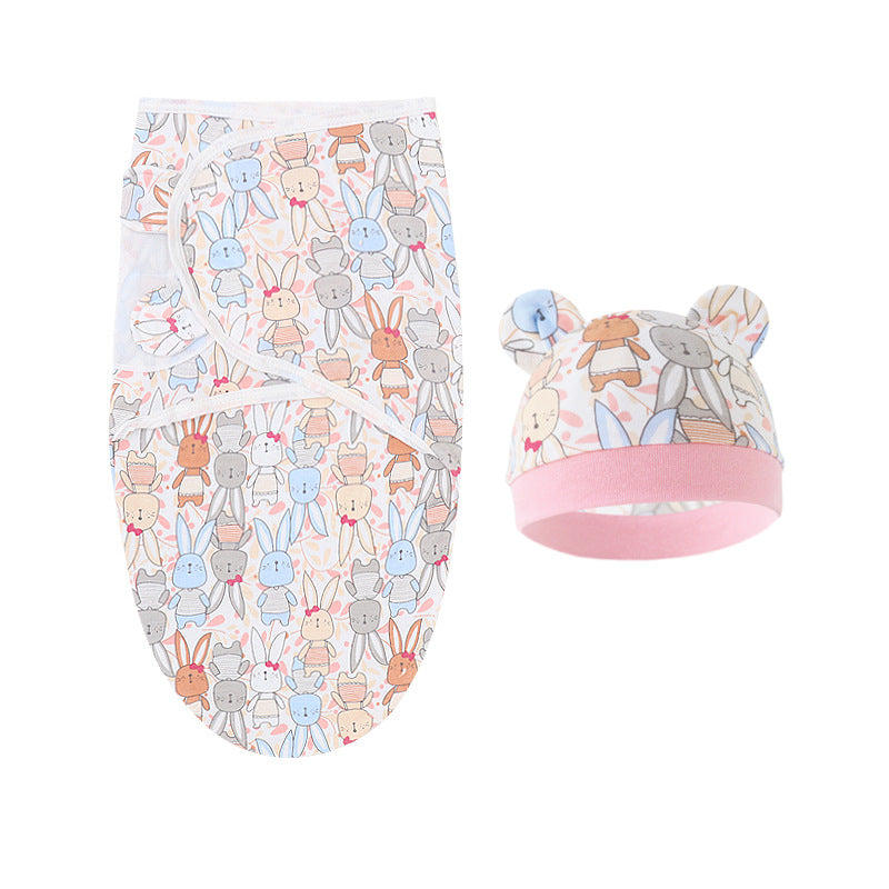 Couverture emmaillotage  intuitif lapin