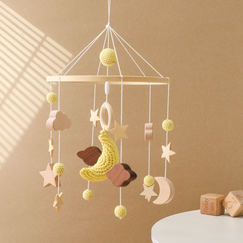mobile bébé pour lit banane lumière