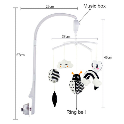 mobile musical bébé coccinelle mesures
