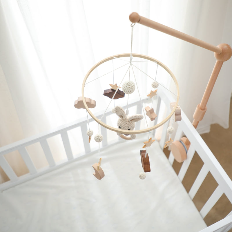 mobile musical lapinou crochet hauteur