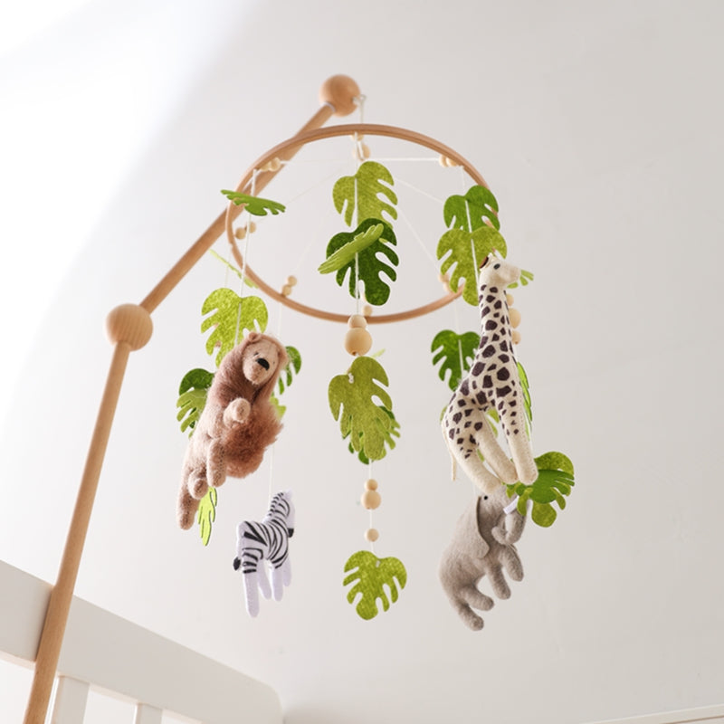 mobile musical pour bébé vue dessous