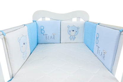 tour de lit bebe bleu bear