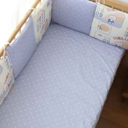 tour de lit bebe hello bleu