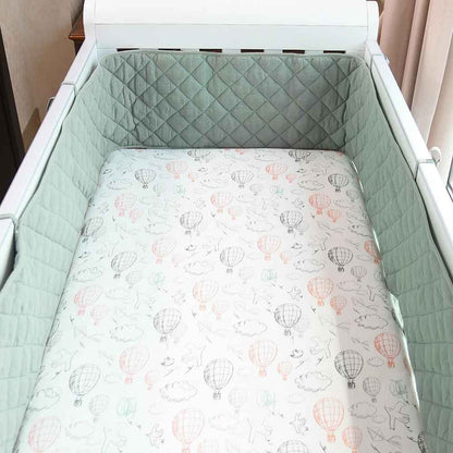 tour de lit pour bebe vert