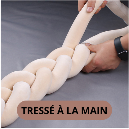 tour de lit tressé fait main