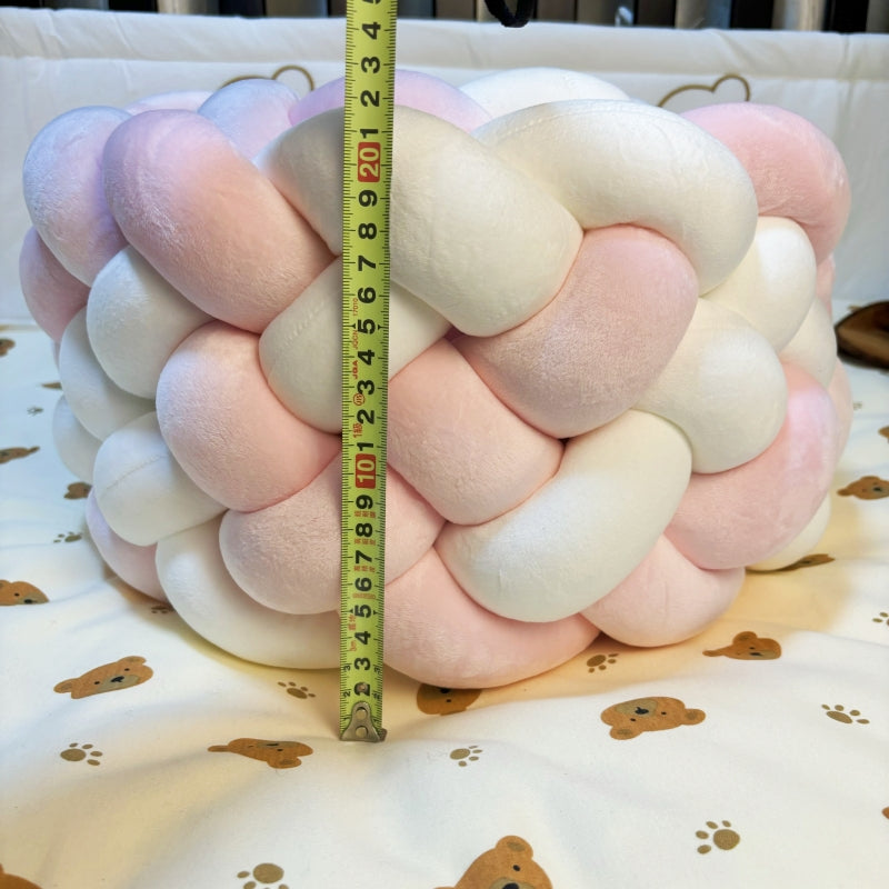 tresse de lit 3m blanc rose 6brins 21cm