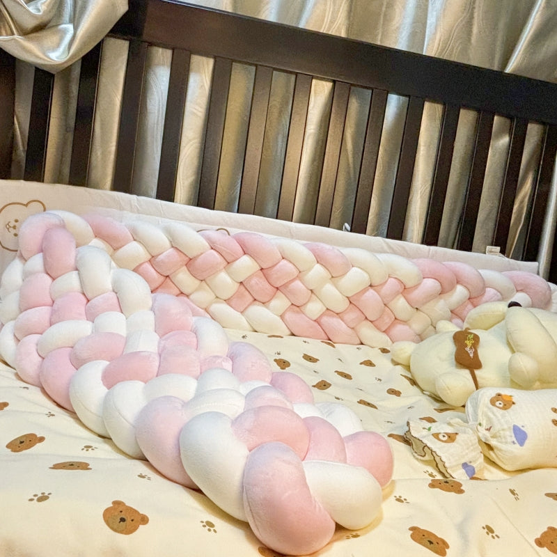 tresse de lit 3m blanc rose 6brins cocon