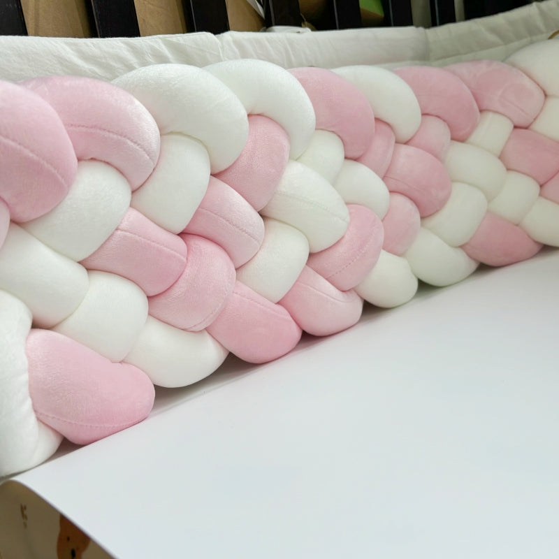 tresse de lit 3m blanc rose 6brins confort