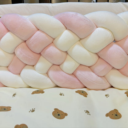 tresse de lit 3m blanc rose 6brins lit