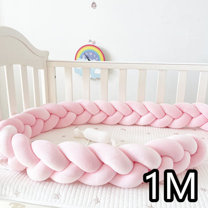 tresse de lit bébé rose 1 mètre