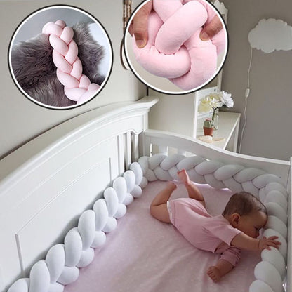 tresse de lit rose gros plan