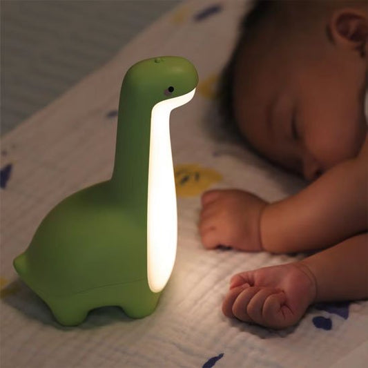 Veilleuse bébé dino vert