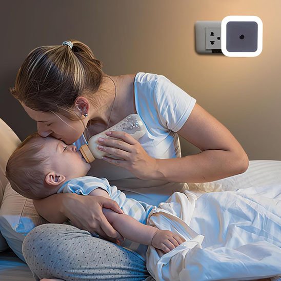 Veilleuse bébé dort mon coeur