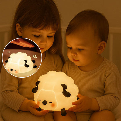 veilleuse bébé mouton frère sœur