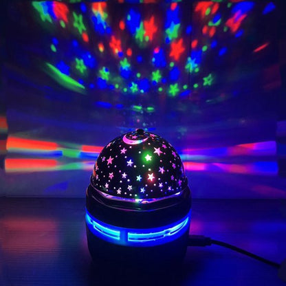 Veilleuse bébé projection  plafond rouge bleu vert