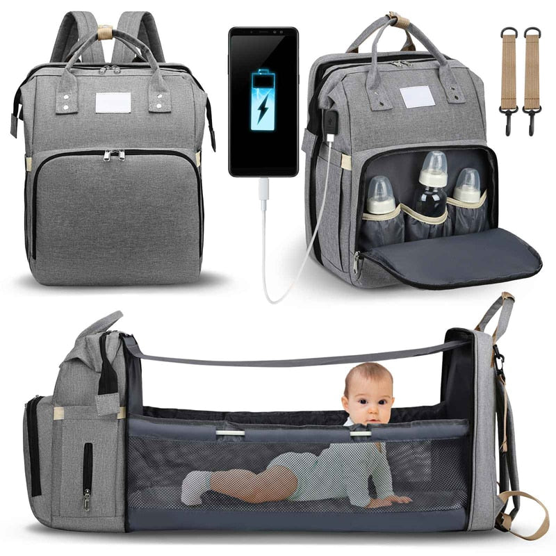 Sac à langer portatif | Berceau de voyage BabyNappy™ - Bébé Dans L'âme